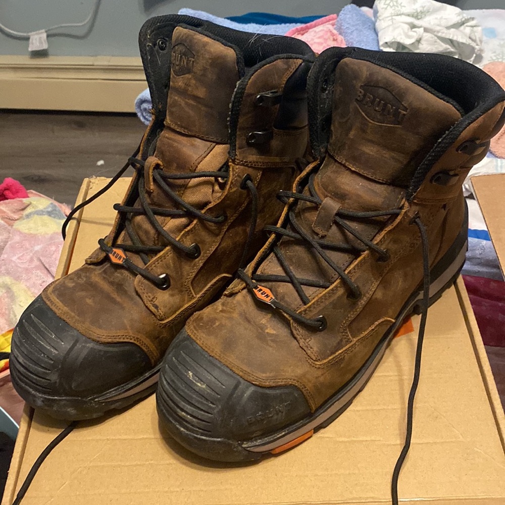 Brunt Steeltoe boots. Size 12